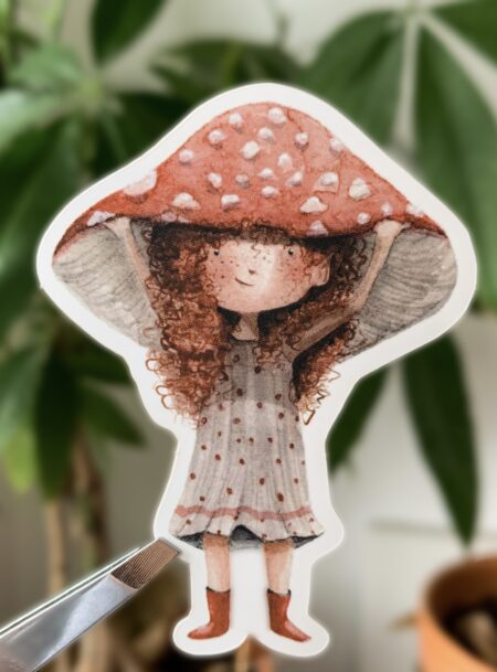 Vinyl sticker 'Mushruby'
